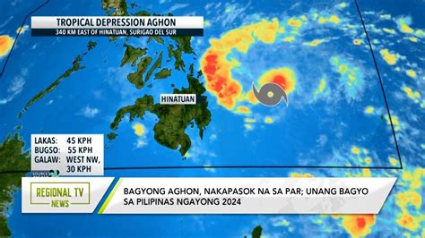 ‘Aghon’ unang bagyo sa ‘Pinas .